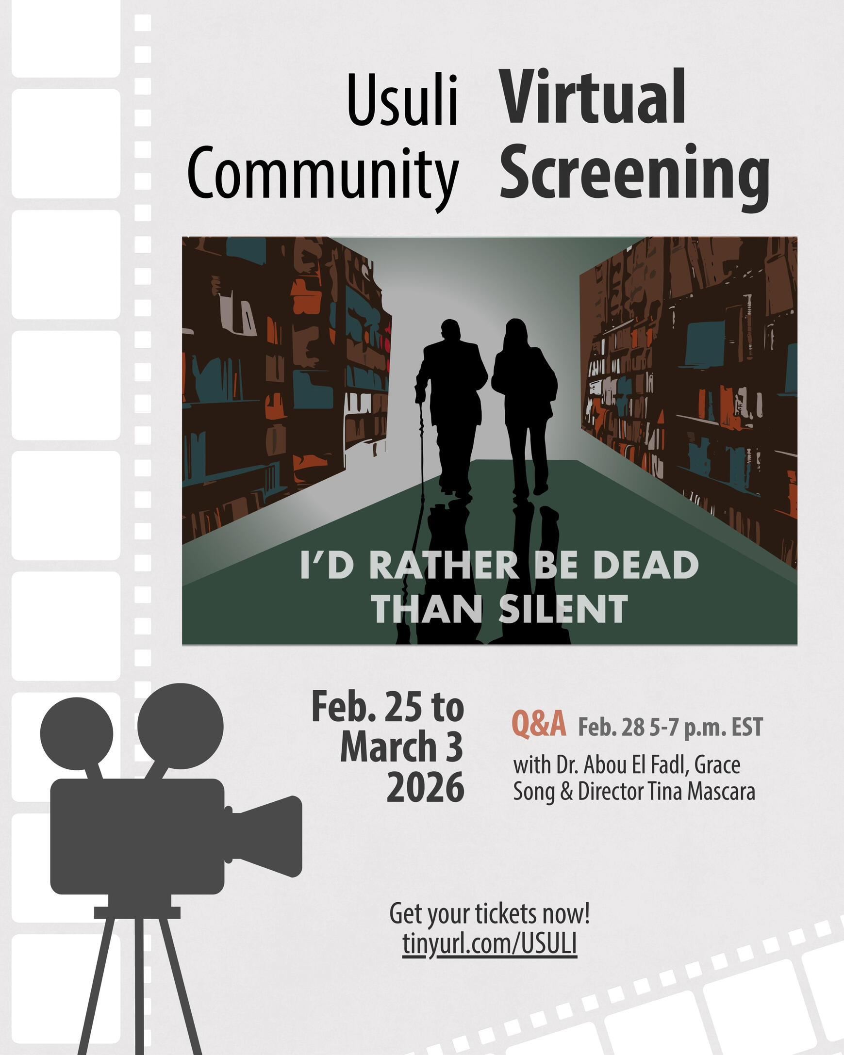 I'd Rather Be Dead Than Silent, new documentary film Audience members watching a screening of I'd Rather Be Dead Than Silent, new documentary film